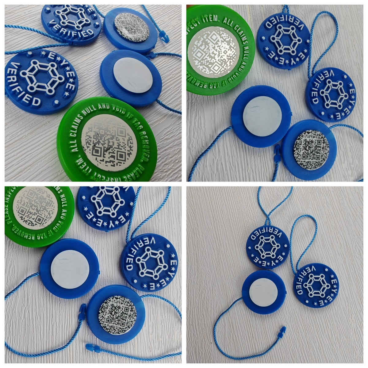 鞋服 箱包 日用品等 防偽二維碼一次性防偽 防盜 防掉包扣 鞋服 箱包 日用品等 防偽二維碼一次性防偽 防盜 防掉包扣